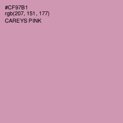 #CF97B1 - Careys Pink Color Image